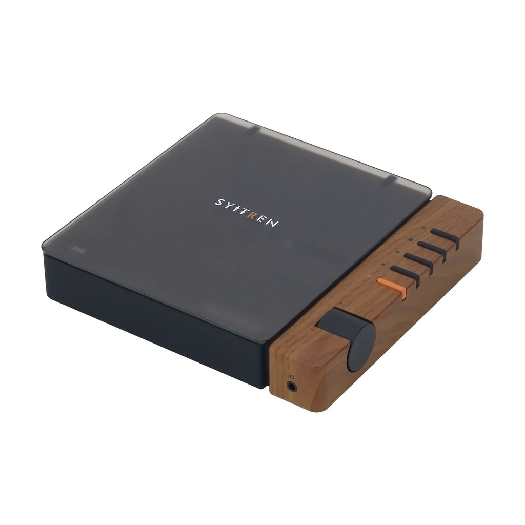 VIEDAJ | R300 Desktop CD Player – Walnut & Brass Edition