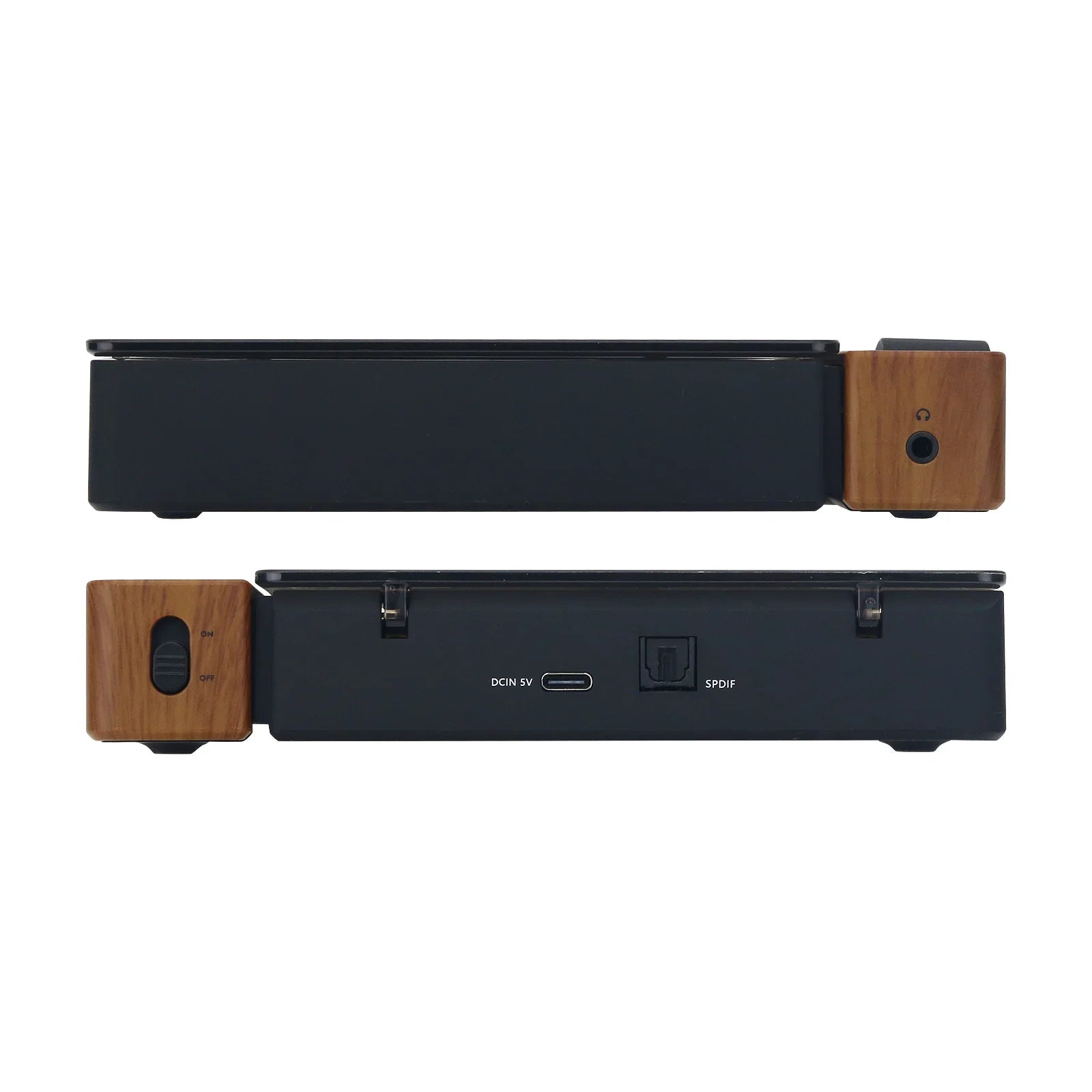 VIEDAJ | R300 Desktop CD Player – Walnut & Brass Edition