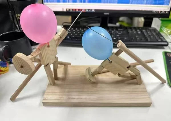 VIEDAJ The Balloon Bamboo Man Battle: Fast-Paced 2-Player Action Game