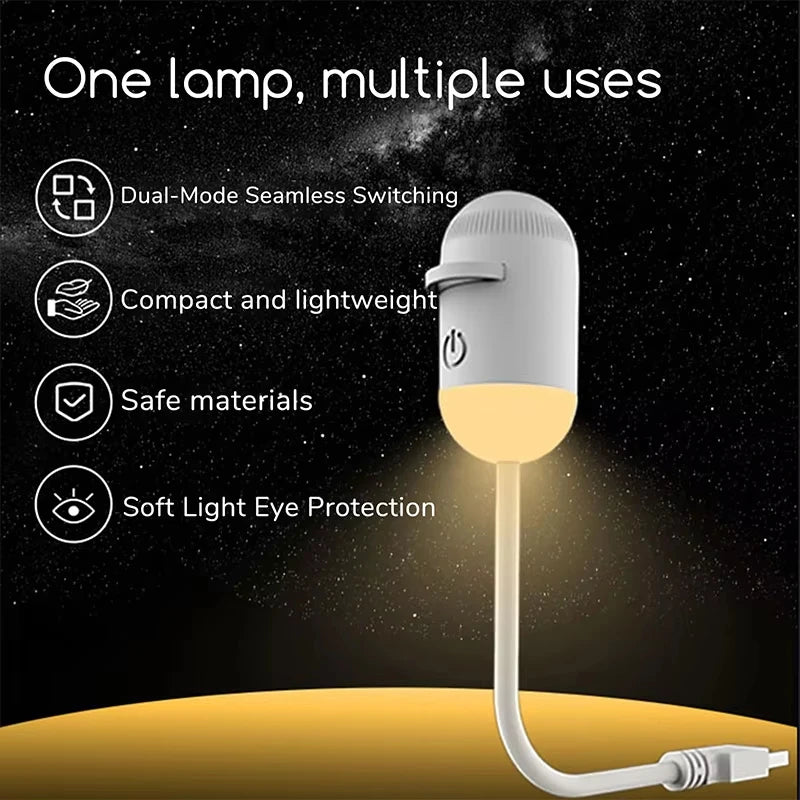 VIEDAJ | Mini 2-in-1 Galaxy Star Projector