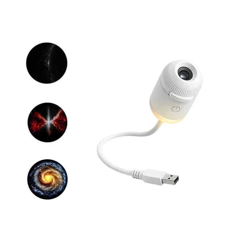 VIEDAJ | Mini 2-in-1 Galaxy Star Projector