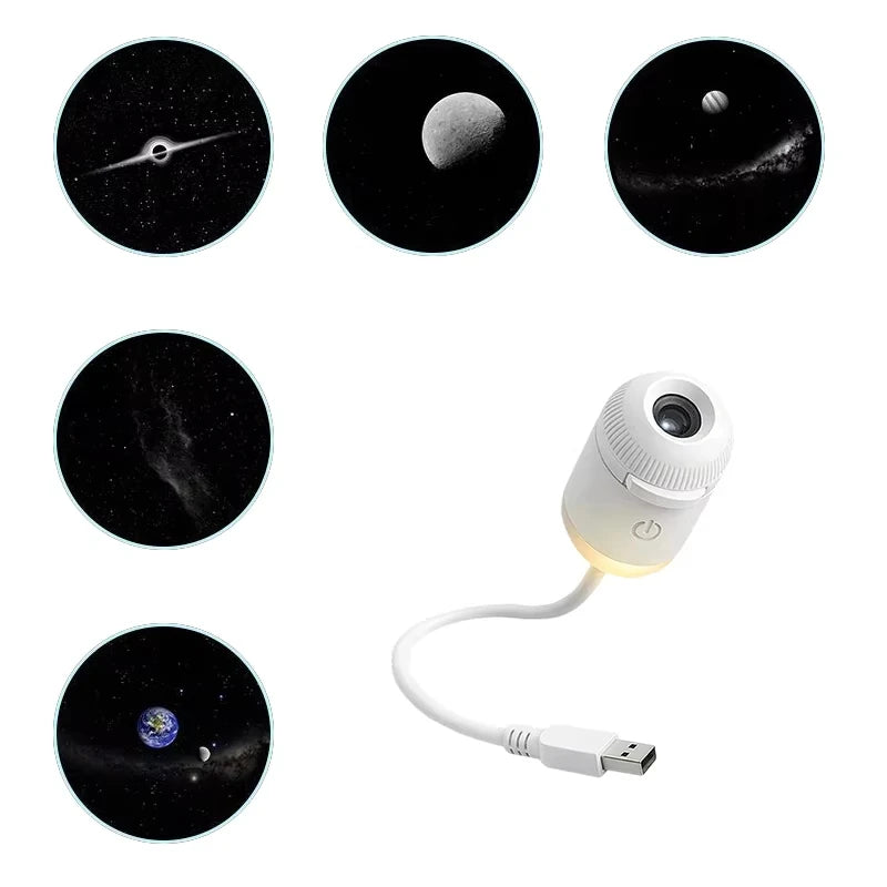 VIEDAJ | Mini 2-in-1 Galaxy Star Projector