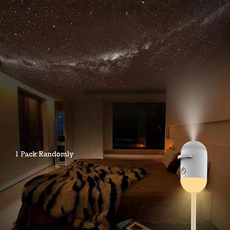 VIEDAJ | Mini 2-in-1 Galaxy Star Projector